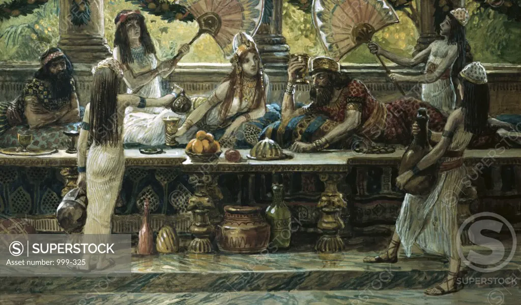 Esther Feasts with the King James Tissot (1836-1902/French) Jewish Museum, New York