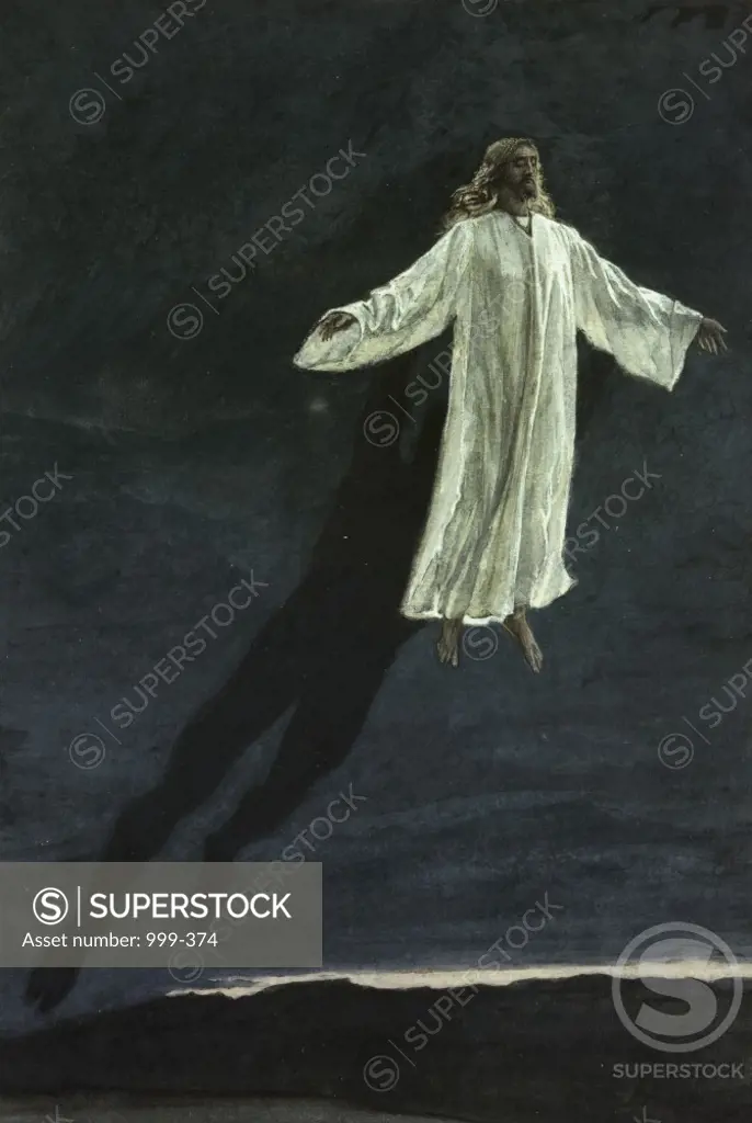 Jesus Taken Up Onto A High Mountain James Tissot (1836-1902 /French)