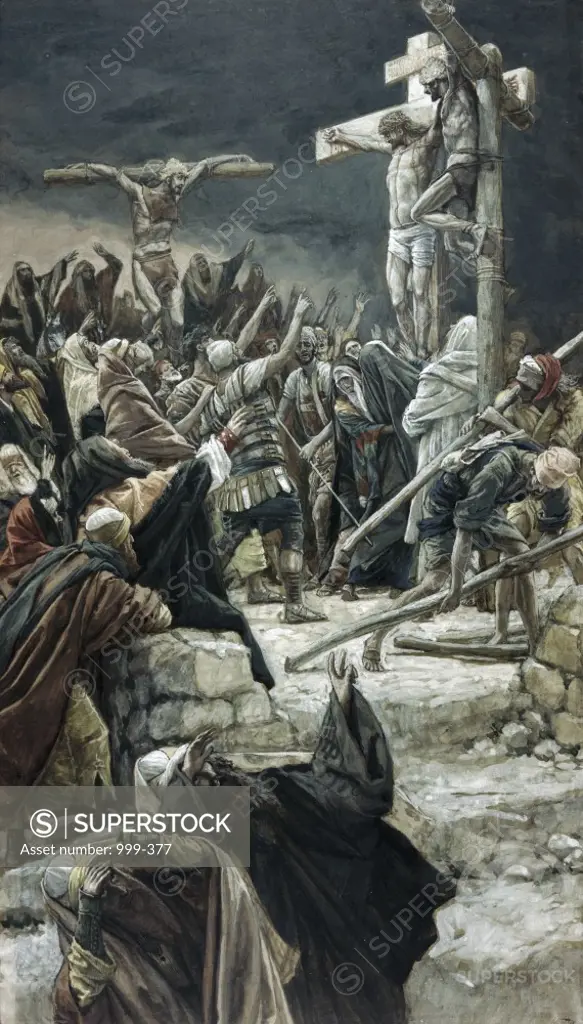 Pardoning of the Penitent Thief James Tissot (1836-1902/French)