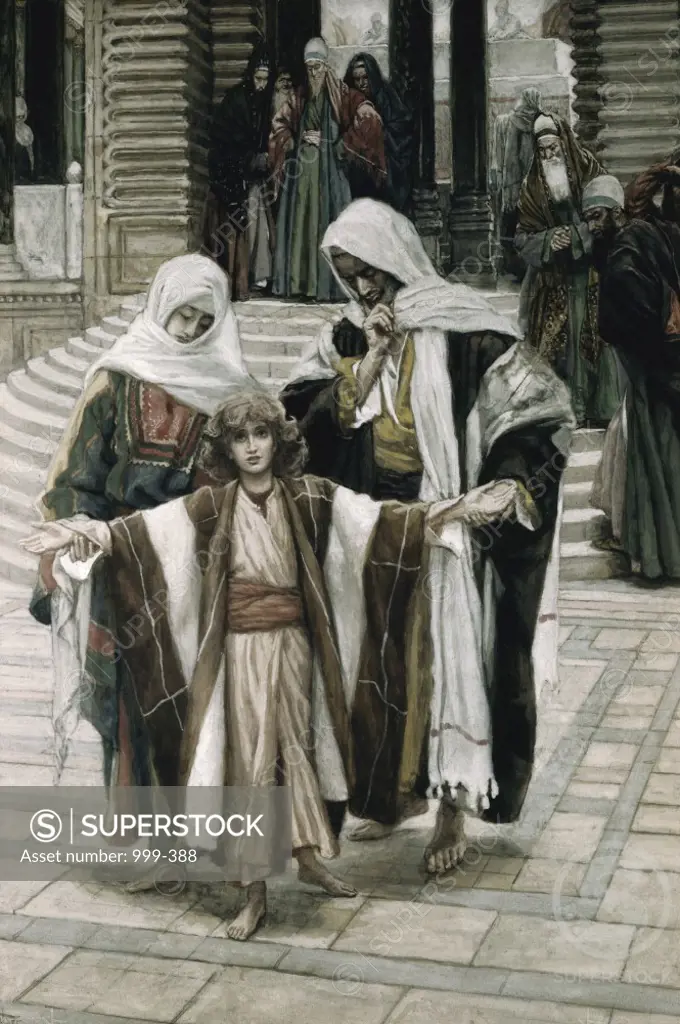 Jesus Found in the Temple James Tissot (1836-1902/French)