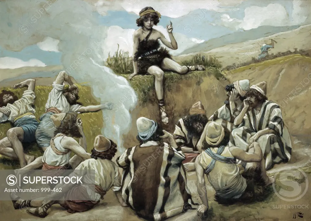Joseph Reveals his Dream to his Brethren  James J. Tissot (1836-1902 / French) Jewish Museum, New York 