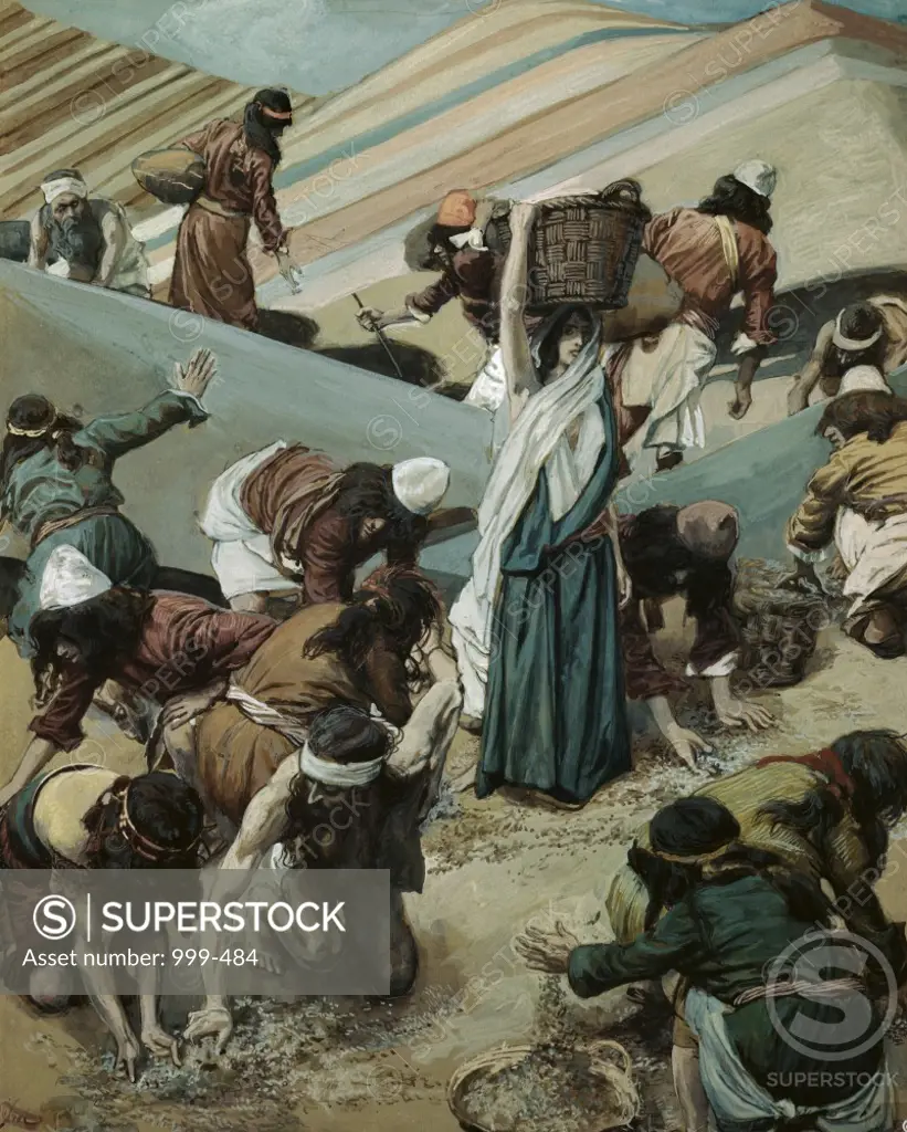 The Gathering of Manna  James J. Tissot (1836-1902/ French) Jewish Museum, New York 