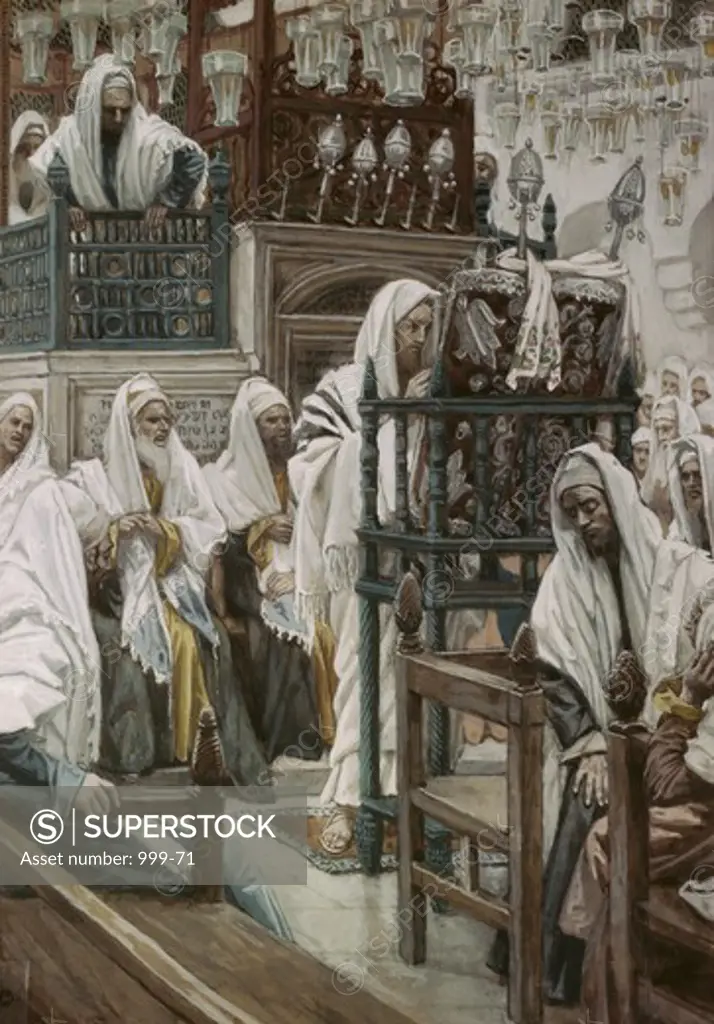 Jesus in the Synagogue James Tissot (1836-1902 French)