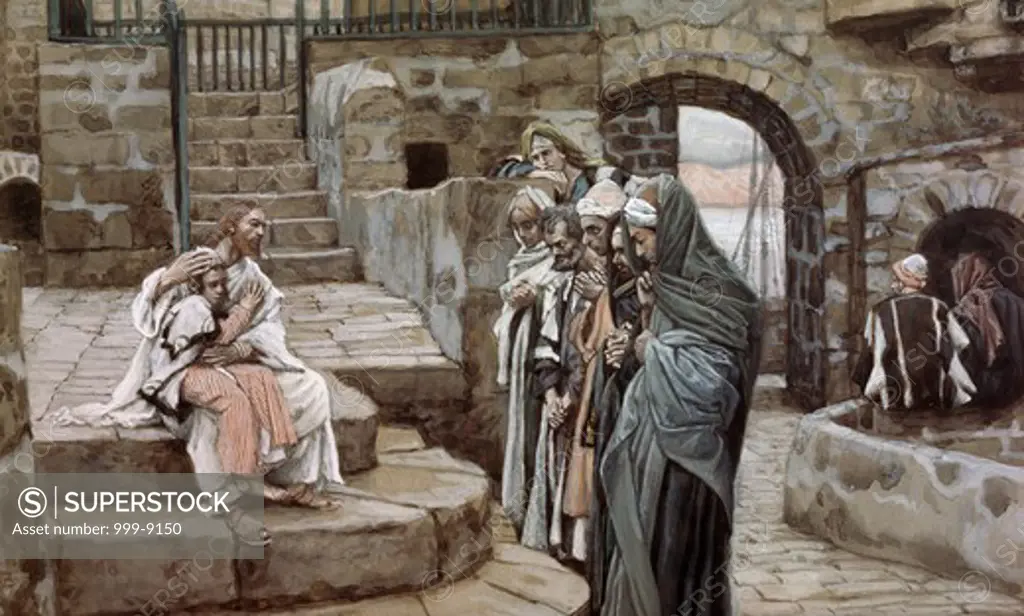 Jesus and the Little Child James Tissot (1836-1902 French)