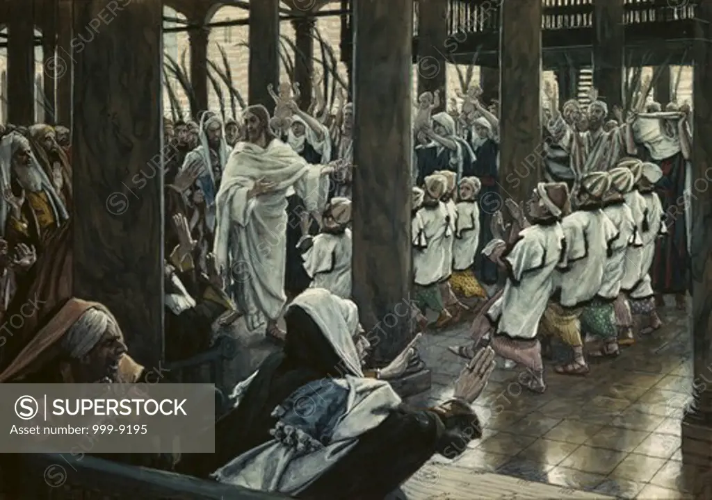 Multitude in the Temple James Tissot (1836-1902 French)