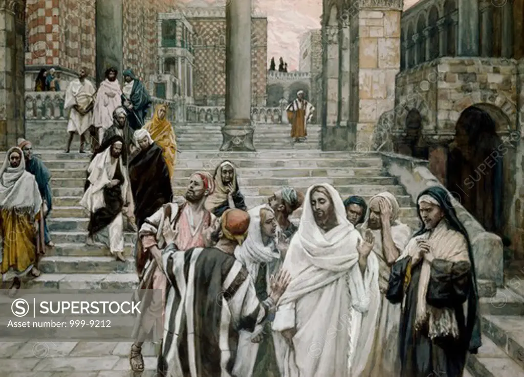 Disciples Admire the Buildings of the Temple James Tissot (1836-1902 French) 
