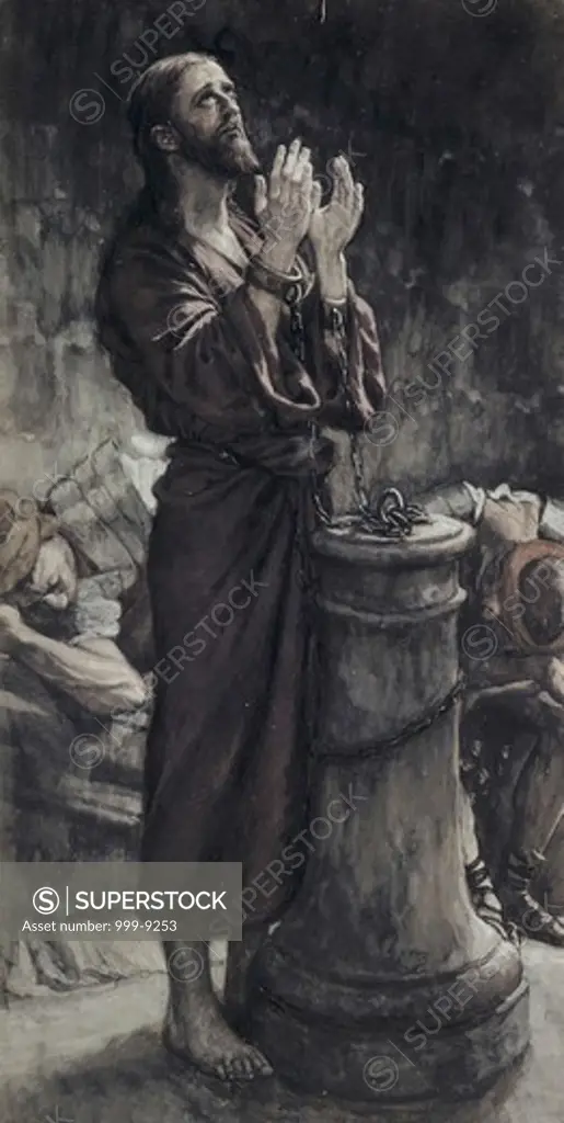 Friday Morning: Jesus in Prison James Tissot (1836-1902/French)