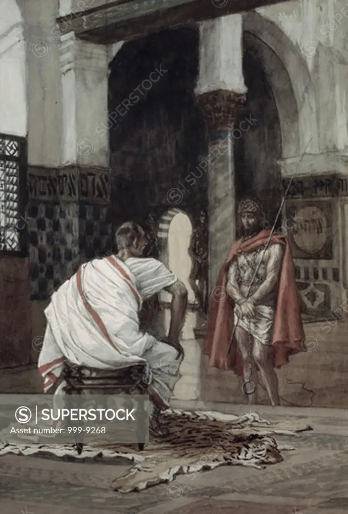Jesus before Pilate for the Second Time James Tissot (1836-1902/French)