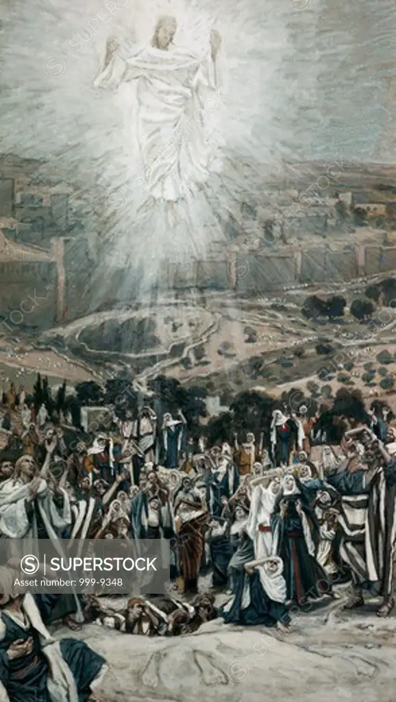 Ascension from The Mount of Olives James Tissot  (1836-1902 French)