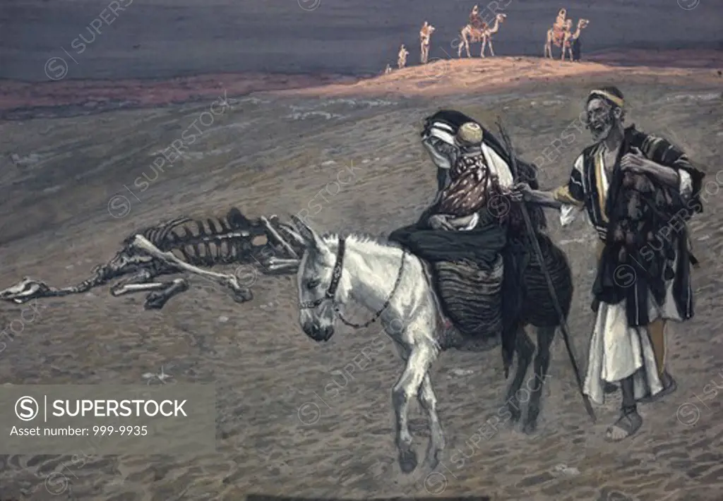 The Flight into Egypt James Tissot (1836-1902 French)