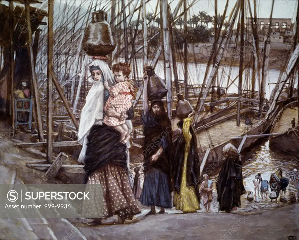 The Sojourn in Egypt James Tissot  (1836-1902 French) 